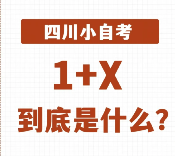 四川小自考1+X 四川小自考本科哪些专业简单好拿证?(1)